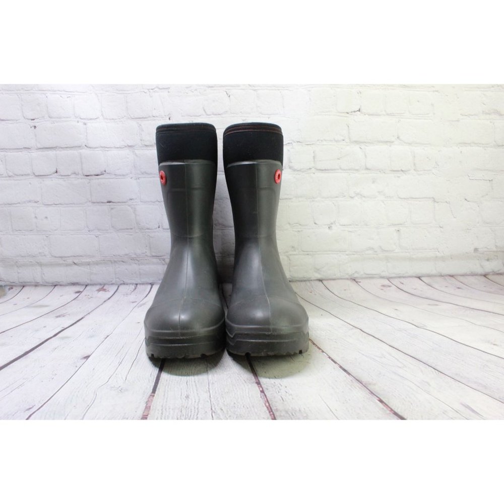 Dunlop Snugboot Black Rubber Slip Resistant Waterproof Safety Work Boots Size 14 - Picture 4 of 9